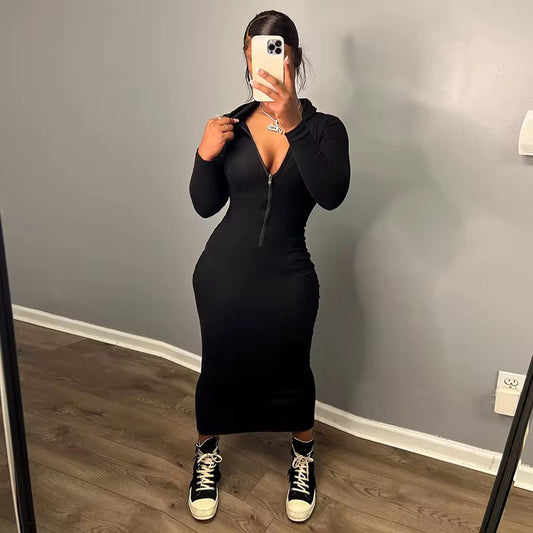 Heather Hooded Maxi